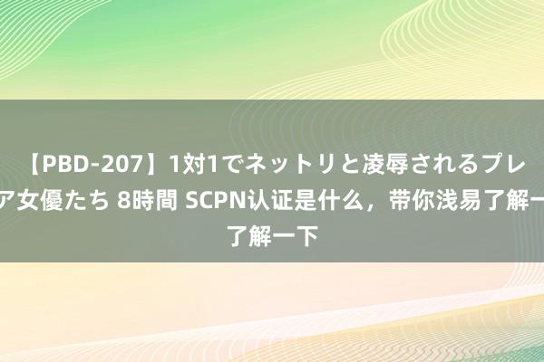 【PBD-207】1対1でネットリと凌辱されるプレミア女優たち 8時間 SCPN认证是什么,带你浅易了解一下