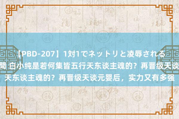 【PBD-207】1対1でネットリと凌辱されるプレミア女優たち 8時間 白小纯是若何集皆五行天东谈主魂的?再晋级天谈元婴后,实力又有多强
