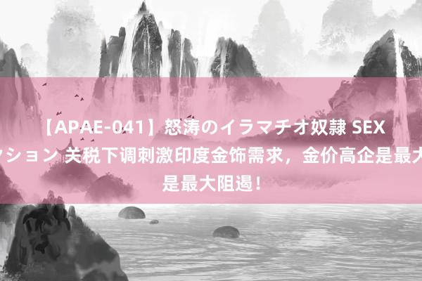 【APAE-041】怒涛のイラマチオ奴隷 SEXコレクション 关税下调刺激印度金饰需求,金价高企是最大阻遏!