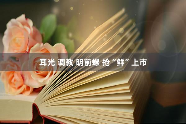 耳光 调教 明前螺 抢“鲜”上市